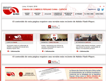 Tablet Screenshot of capechi.org.pe